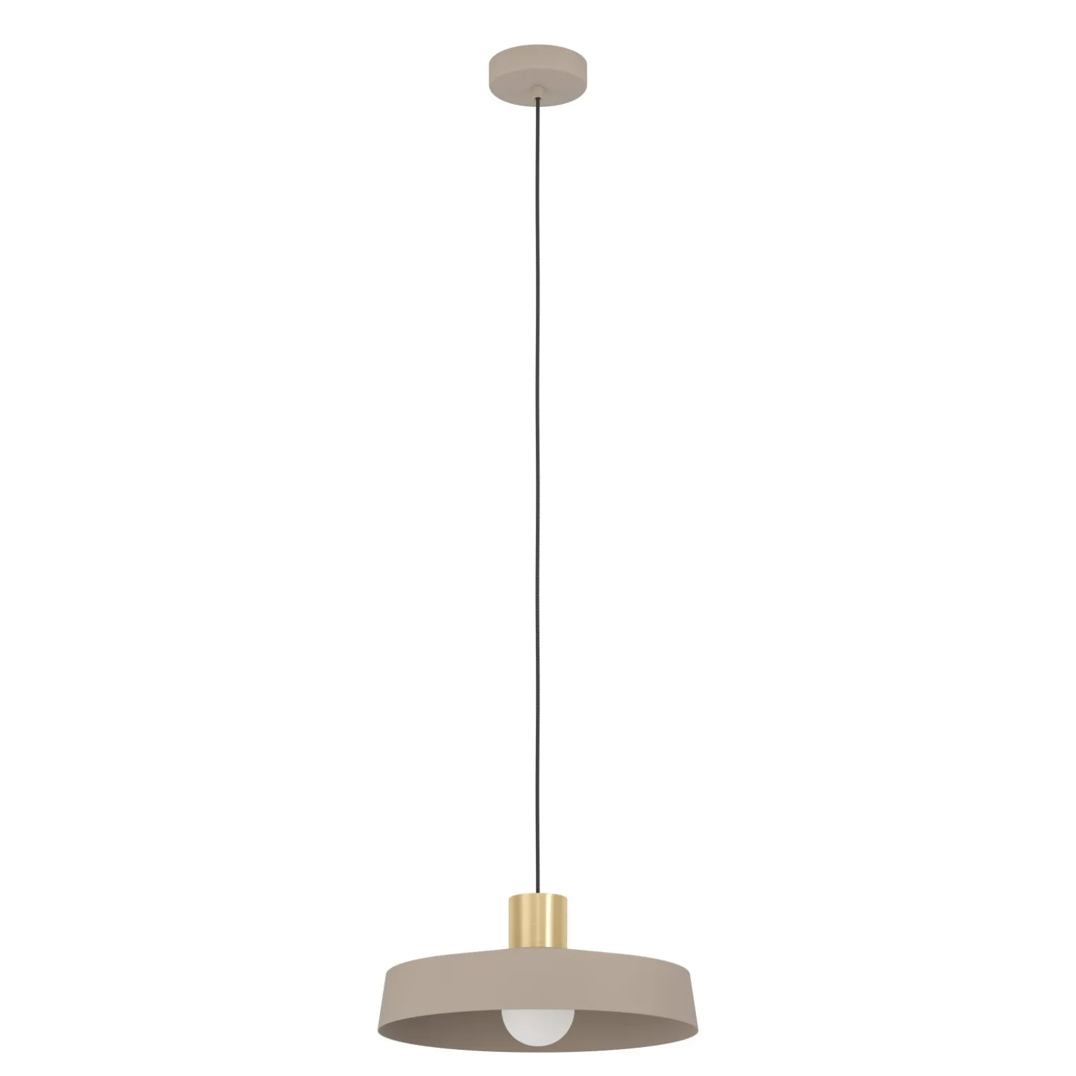 Eglo Pendellampa Valdiola Stål Beige | 360mm - Passande För 1x E27