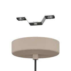 Eglo Pendellampa Valdiola Stål Beige | 360mm - Passande För 1x E27