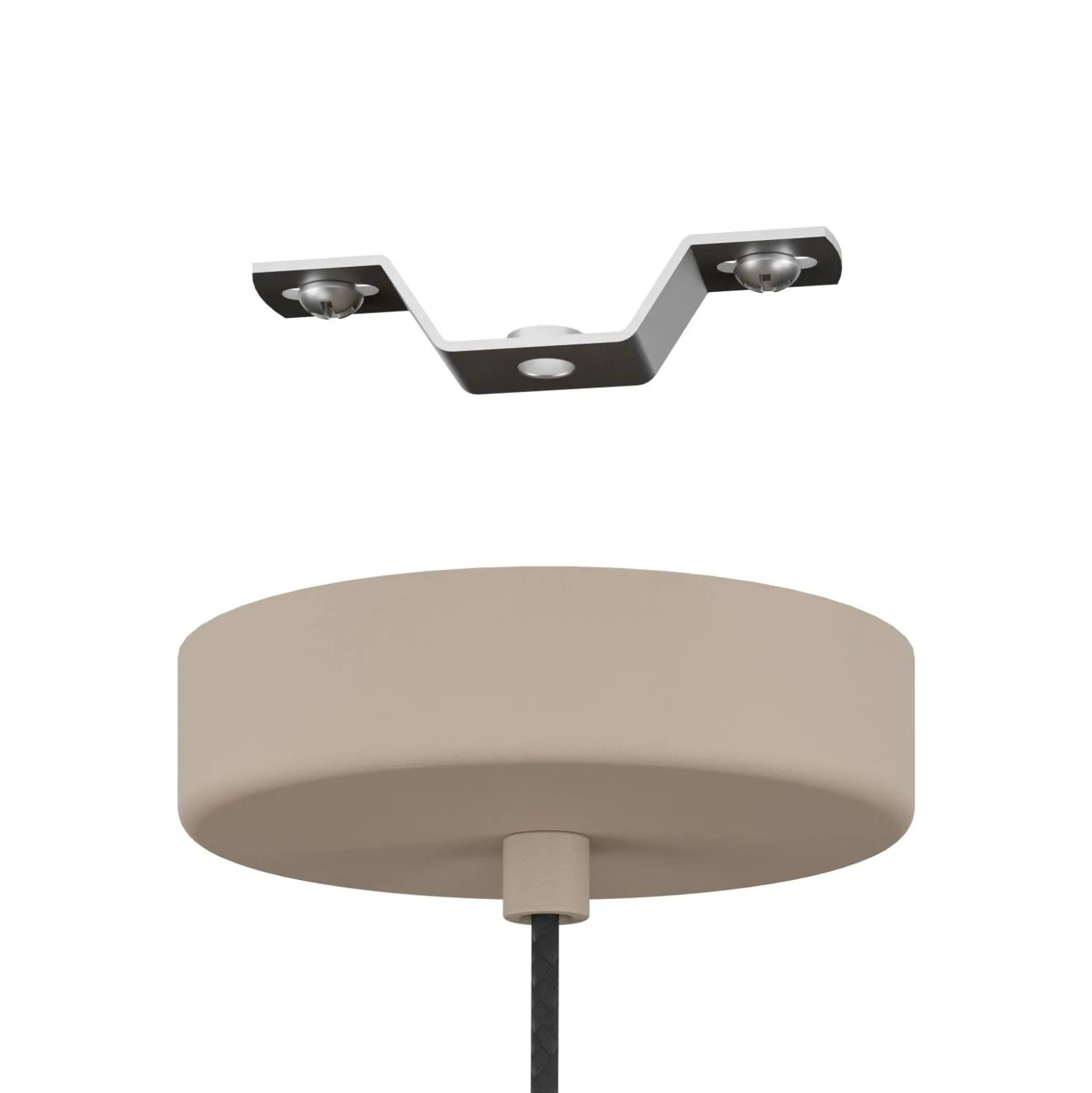 Eglo Pendellampa Valdiola Stål Beige | 360mm - Passande För 1x E27