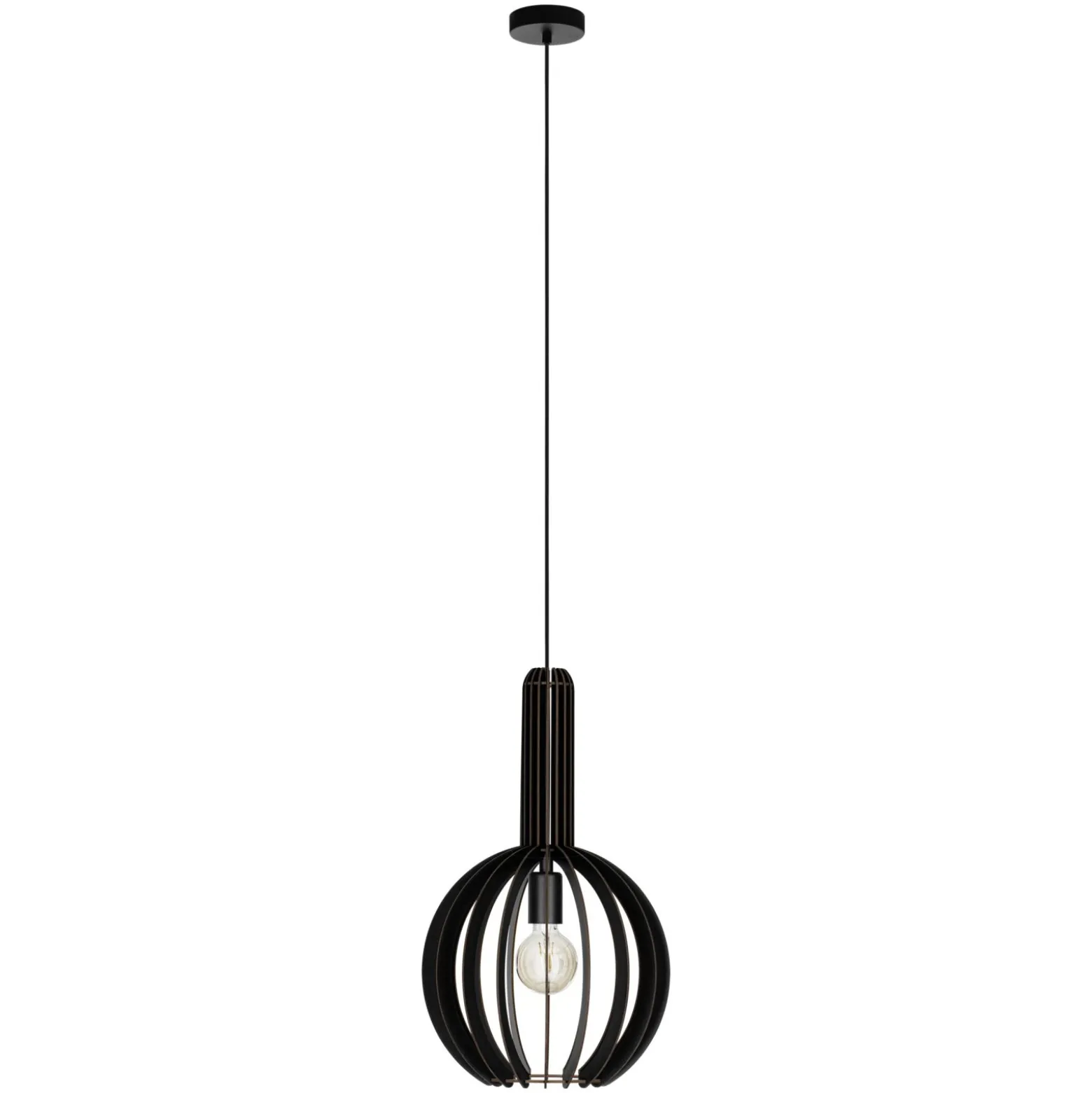 Eglo Pendellampa Velasco Stål Svart | 310mm - Passande För 1x E27