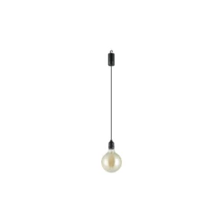Eglo Pendellampa Vignanello Svart 827 Extra Varm Vit | IP44 - Batteridriven