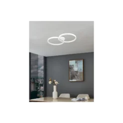 Eglo Taklampa Amandolo Stål Vit 19.5W 2400lm - 827-865 Justerbar Vit + RGB | Dimbar
