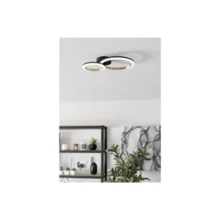 Eglo Taklampa Calliera Stål Svart Guld 12W 1500lm - 840 Kallvit | IP20 - Dimbar