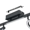 Eglo Taklampa Cardillio 2 Aluminium Svart 3W 440lm - 830 Varm Vit