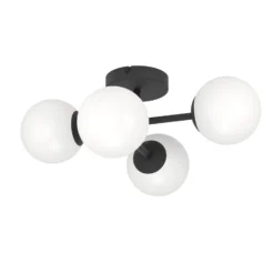 Eglo Taklampa Castrovido Stål Svart 42W 1880lm - 827 Extra Varm Vit | IP44
