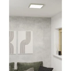Eglo Taklampa Fueva 6 Stål Vit 13W 2000lm - 827-865 Justerbar Vit | IP44 - Dimbar
