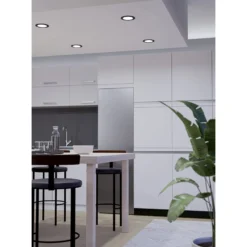 Eglo Taklampa Fueva 6-z Plast Svart 5W 620lm - 827-865 Justerbar Vit | 120mm - IP44 - Dimbar