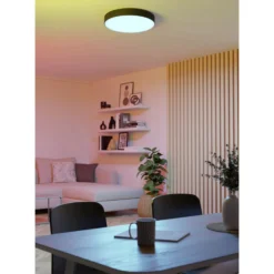 Eglo Taklampa Gallizzi-Z Plast Svart 15W 1900lm - 827-865 Justerbar Vit | 390mm - Dimbar