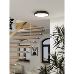 Eglo Taklampa Loretello-Z Stål Svart 19W 2430lm - 827-865 Justerbar Vit | 350mm - Dimbar