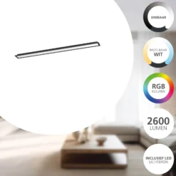 Eglo Taklampa Moradillo-Z Stål Svart 28W 3300lm - 827-865 Justerbar Vit | Dimbar