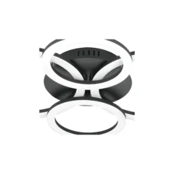Eglo Taklampa Parrapos-Z Stål Svart 6.5W 5800lm - 830-865 Justerbar Vit | IP20 - Zigbee Dimbar
