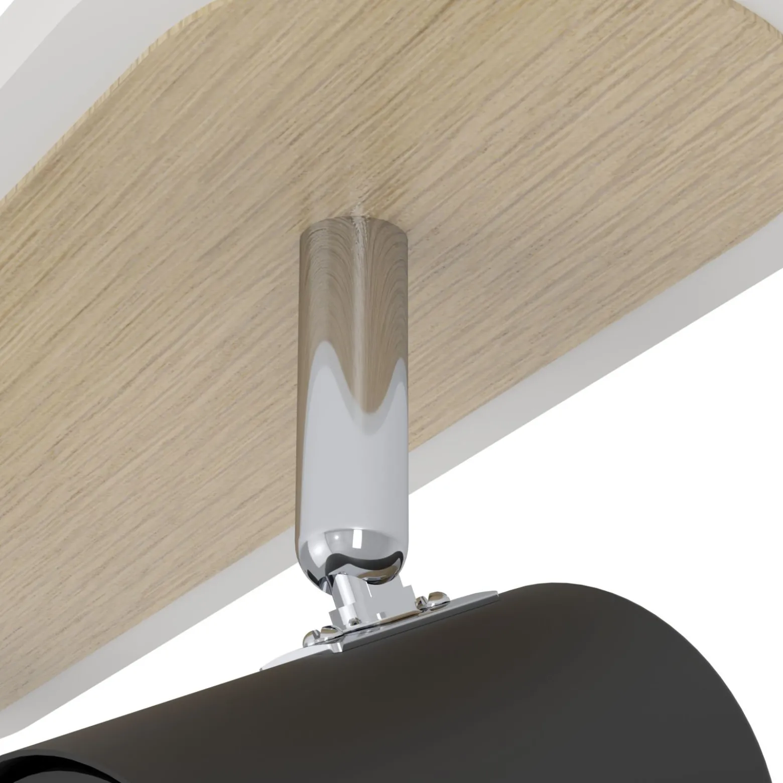 Eglo Taklampa Rimbocchi Stål Svart 20W 2500lm - 830 Varm Vit
