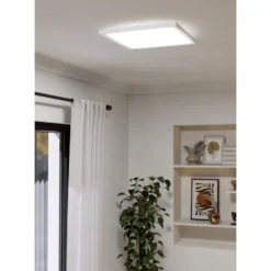 Eglo Taklampa Rovito-r Plast Vit 176W 2400lm - 827-865 Justerbar Vit | IP44 - Dimbar