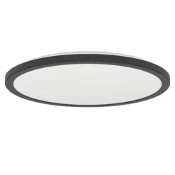 Eglo Taklampa Rovito-Z Plast Svart 18W 2300lm - 827-865 Justerbar Vit | 389mm - IP44 - Dimbar