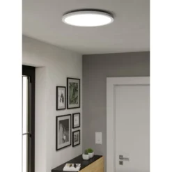 Eglo Taklampa Rovito-Z Plast Vit 18W 2300lm - 827-865 Justerbar Vit | 389mm - IP44 - Dimbar