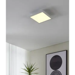 Eglo Taklampa Salobrena-Z Aluminium Vit 15W 1790lm - 827-865 Justerbar Vit | Dimbar