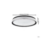 Eglo Taklampa Seluci Stål Svart 10W 1150lm - 830-865 Justerbar Vit | IP20 - Dimbar