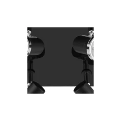 Eglo Taklampa Tamara 1 Stål Svart Krom 4x2.8W 4x250lm - 830 Varm Vit | IP44 - Inkl. 4x GU10