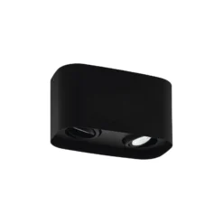 Eglo Tak Spot Arenzano Stål Svart 9.4W 690lm - 830 Varm Vit | Dimbar - Passande för 2x GU10