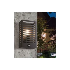 Eglo Vägglampa Alamonte 3 Utomhus Stål Svart | Passande för E27