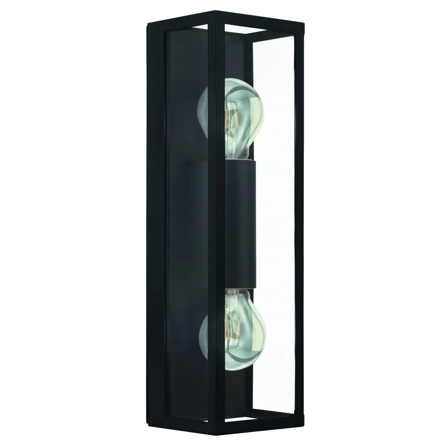 Eglo Vägglampa Amezola Stål Svart | IP44 - Passande För 2x E27