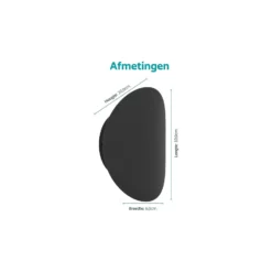 Eglo Vägglampa Briale Aluminium Svart 4W 800lm - 830 Varm Vit | IP44