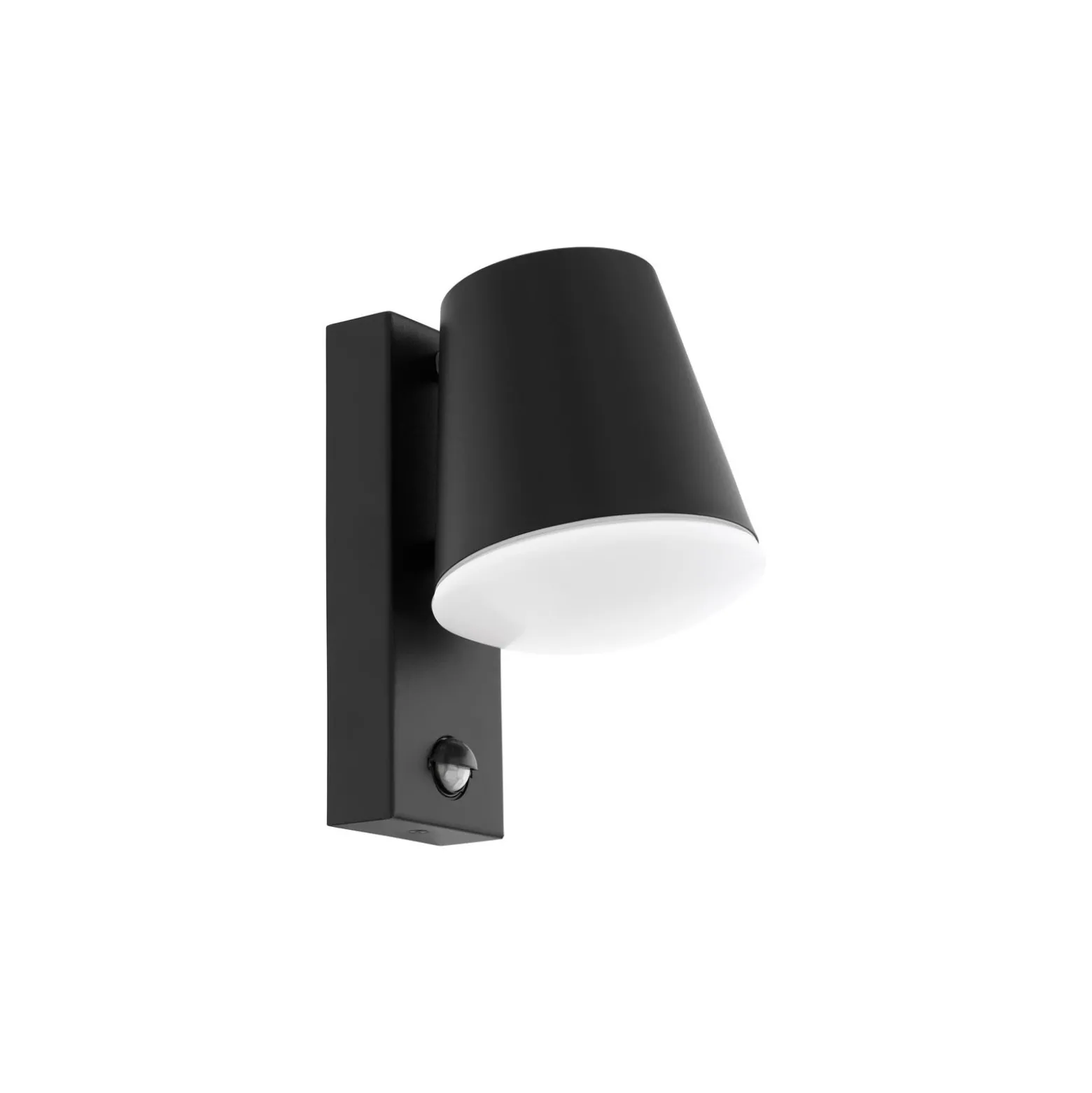 Eglo Vägglampa Caldiero Stål Antracit | IP44 - Passande för 1x E27 - Rörelsesensor