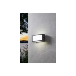 Eglo Vägglampa Camarda Aluminium Antracit 10W 1200lm - 840 Kallvit | IP54