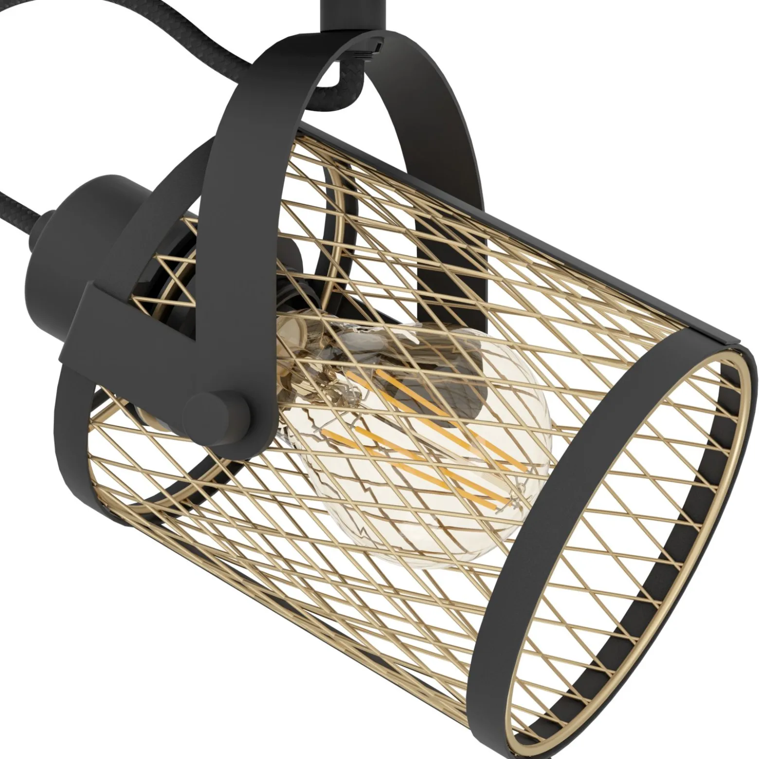Eglo Vägglampa Dellow Stål Svart | Passande För 1x E27
