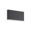 Eglo Vägglampa Grutti Aluminium Antracit 5W 630lm - 830-840-865 CCT | IP65