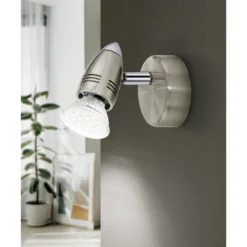 Eglo Vägglampa Magnum-led Stål Grå 2W 250lm - 830 Varm Vit