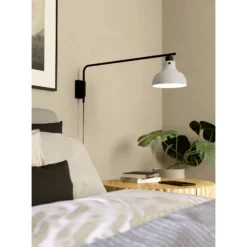 Eglo Vägglampa Matlock Stål Grå Svart | Passande För 1x E27
