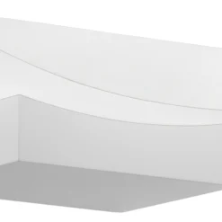 Eglo Vägglampa Metrass Aluminium Vit 56W 680lm - 830 Varm Vit