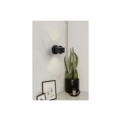 Eglo Vägglampa Ono 2 Aluminium Antracit Up & Down 2.5W 250lm - 830 Varm Vit | IP20