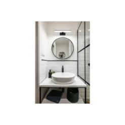 Eglo Vägglampa Pandella 1 Aluminium Svart Badrumsbelysning 7.4W 900lm - 840 Kallvit | IP44