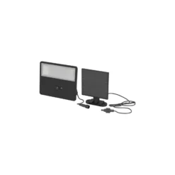 Eglo Vägglampa Panettieri Solar Svart 6W 860lm - 840 Kallvit | IP65 - Rörelsesensor