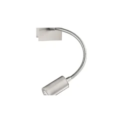 Eglo Vägglampa Pasteri Stål Satin Nickel 40 | IP20 - Inkl. Spot och Exkl. 1x E27