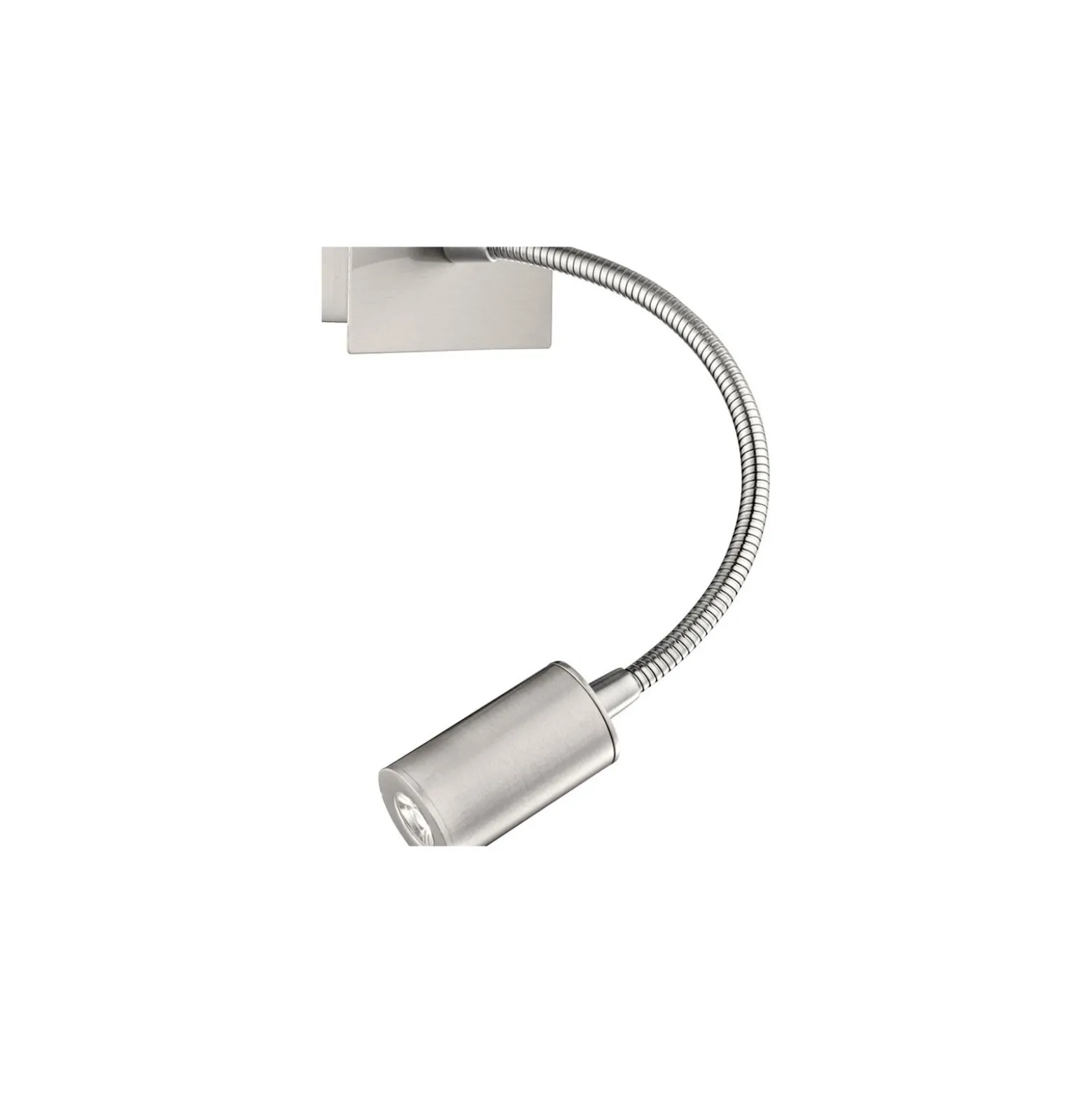 Eglo Vägglampa Pasteri Stål Satin Nickel 40 | IP20 - Inkl. Spot och Exkl. 1x E27