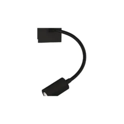 Eglo Vägglampa Pasteri Stål Svart | IP20 - Passande för 1x E27