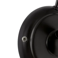 Eglo Vägglampa Priddy Stål Svart | Passande För 1x E27