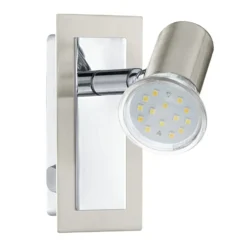 Eglo Vägglampa Rottelo Stål Grå 4W 400lm - 830 Varm Vit