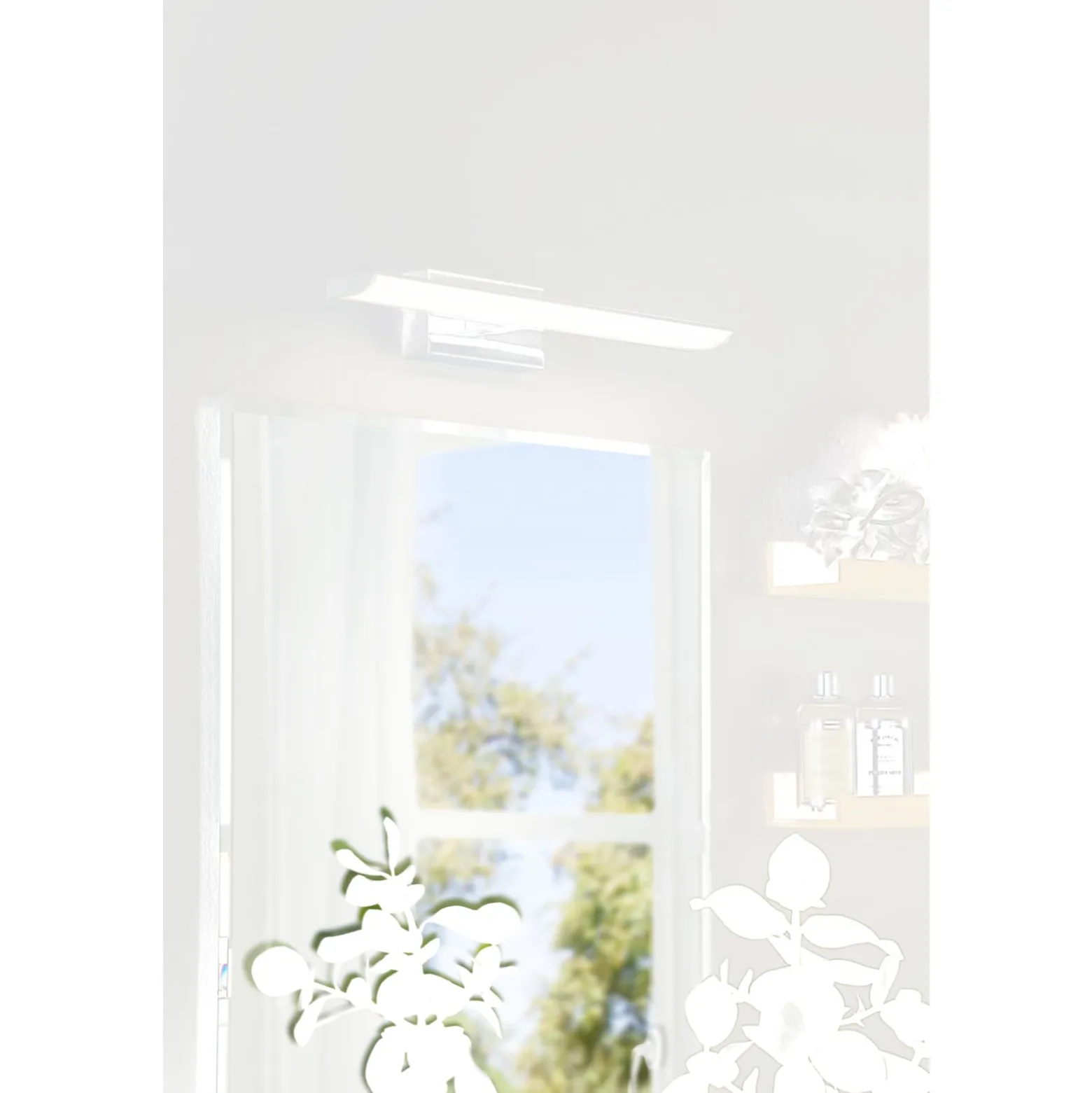 Eglo Vägglampa Tabiano Stål Krom 32W 600lm - 840 Kallvit