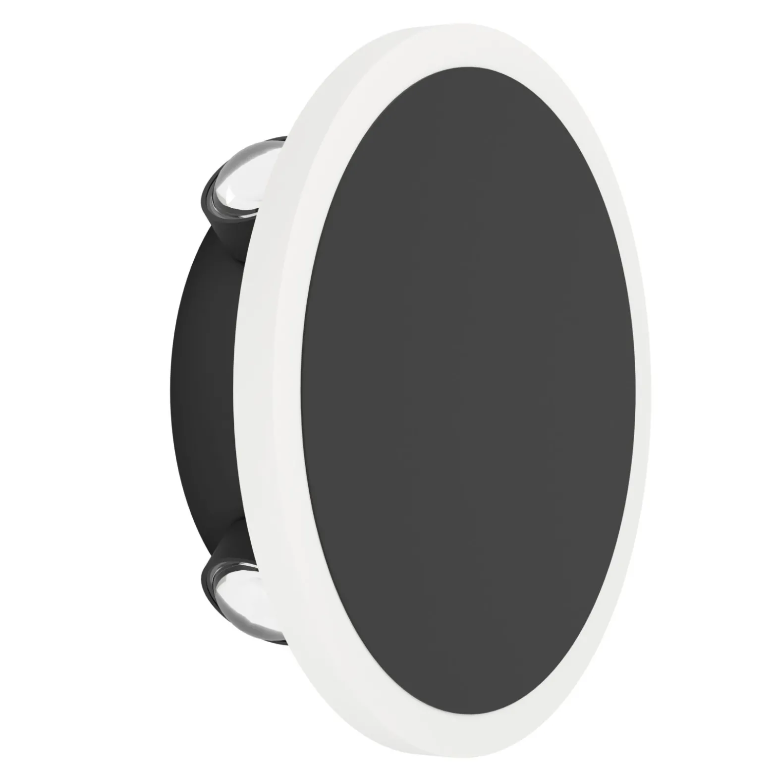 Eglo Vägglampa Talamello 1 Aluminium Svart Vit 12W 1450lm - 830 Varm Vit