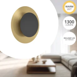 Eglo Vägglampa Tocina Stål Svart 11W 1300lm - 830 Varm Vit