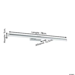 Eglo Vägglampa Vadumi Plast Krom 14W 1700lm - 840 Kallvit | IP44