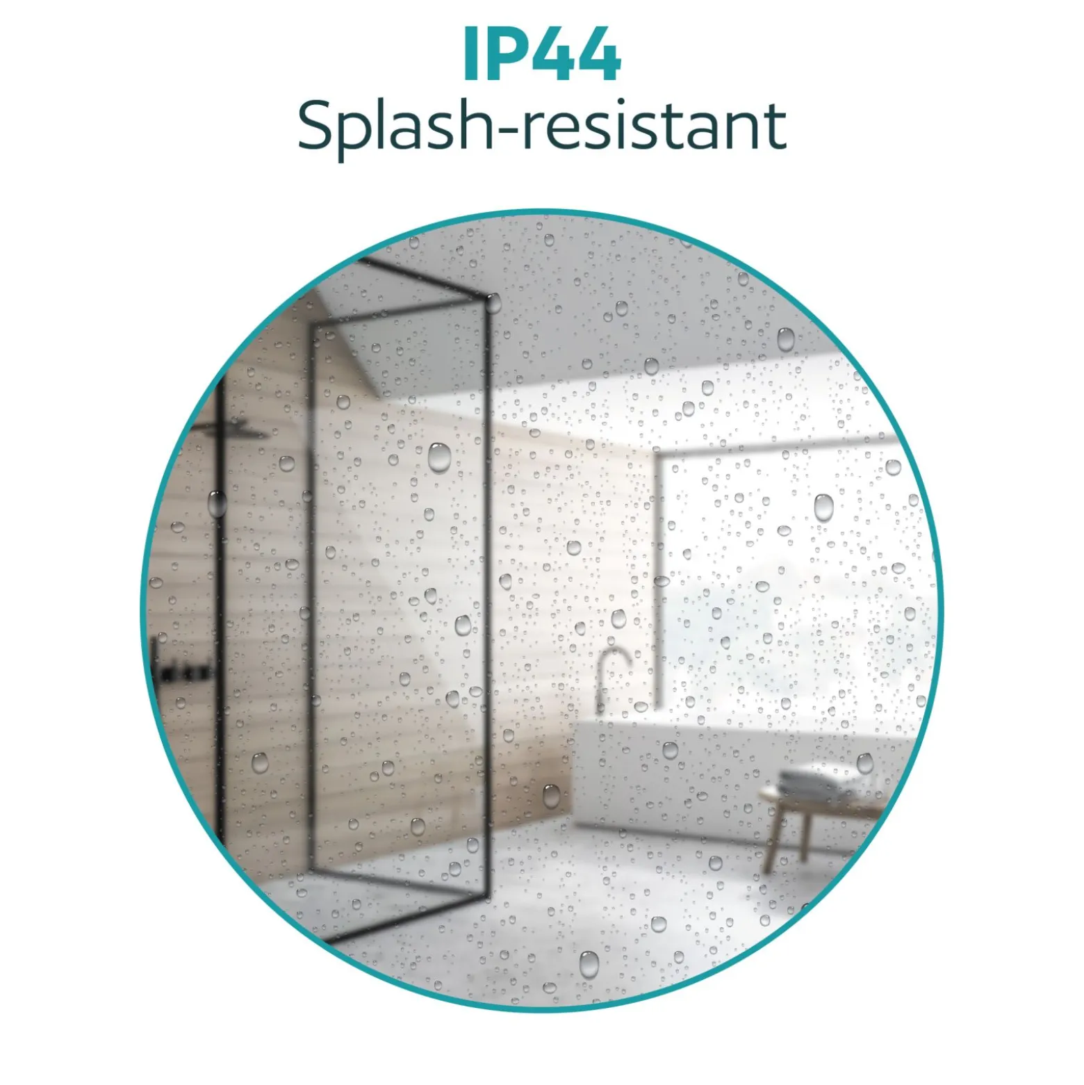 Eglo Vägglampa Vadumi Plast Krom 74W 900lm - 840 Kallvit | IP44
