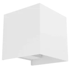 Eglo Vägglampa Valmontone Aluminium Vit 15W 400lm - 830 Varm Vit