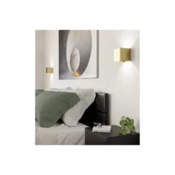 Eglo Vägglampa Valmontone Aluminium Guld 1.5W 200lm - 830 Varm Vit | IP20