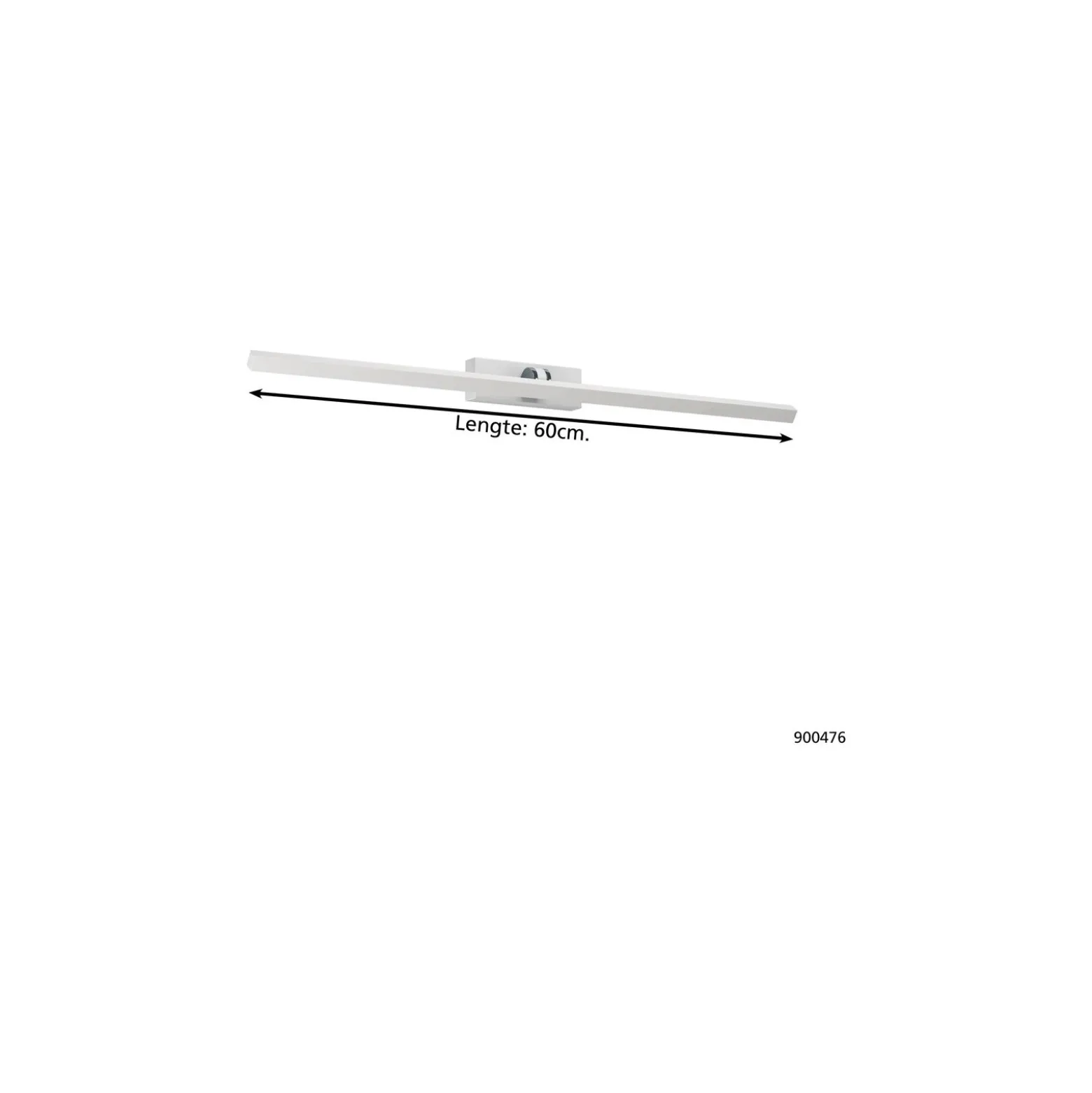 Eglo Vägglampa Verdello Vit Krom 5W 750lm - 830-865 CCT | IP20
