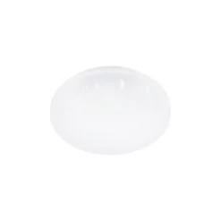 Eglo Vägg och Taklampa Frania-S Stål Vit 15W 1800lm - 830 Varm Vit | IP44